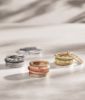 Colorful Stackable Gold Rings