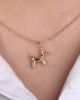Gold Charm Dog Necklace